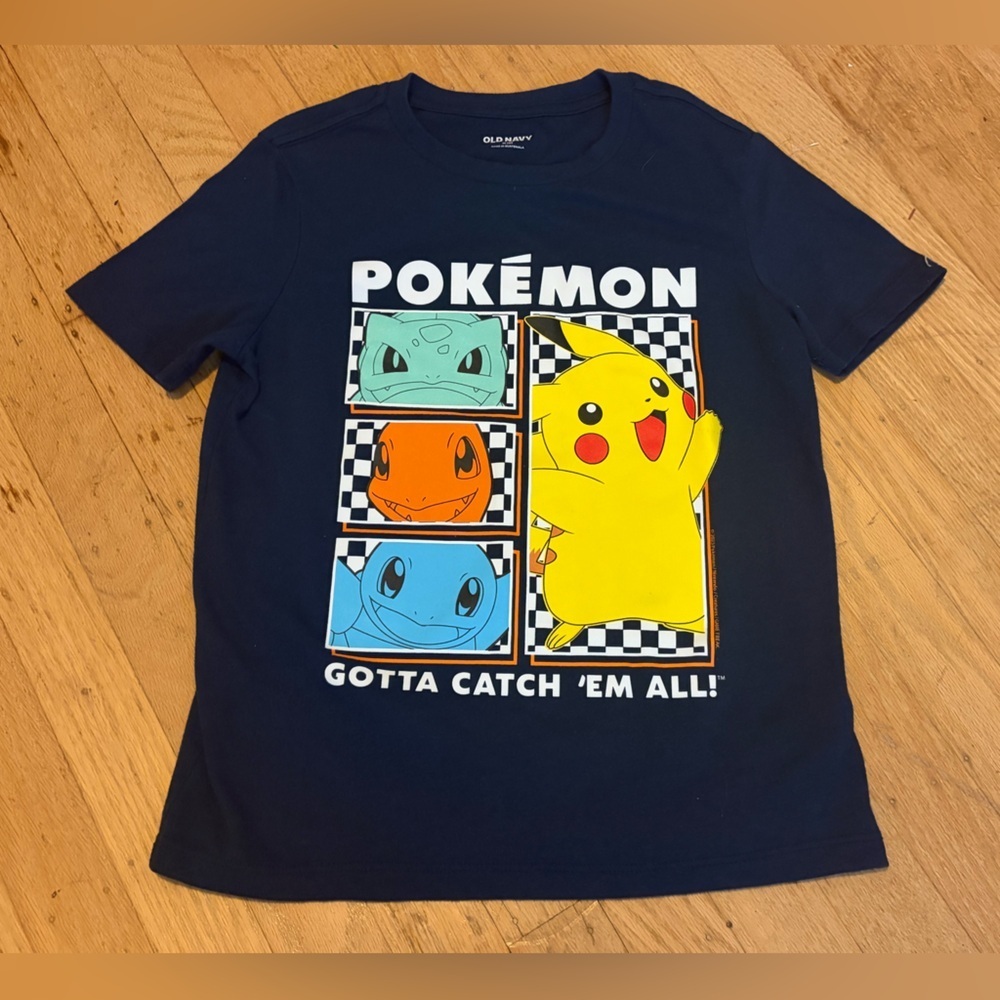 Pokémon tee shirt size 8